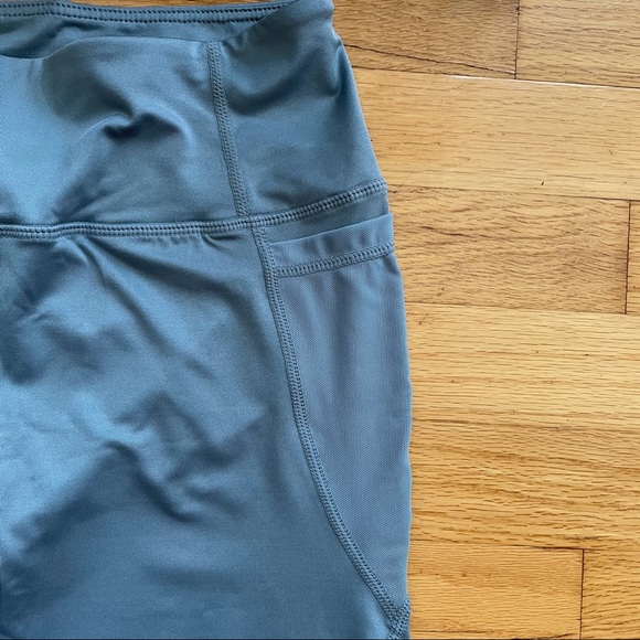 SHEIN Blue Mesh Leggings with Pockets - Picture 9 of 9